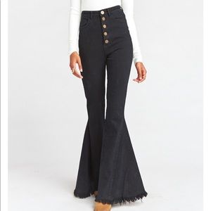 Show me your mumu high waisted black jeans